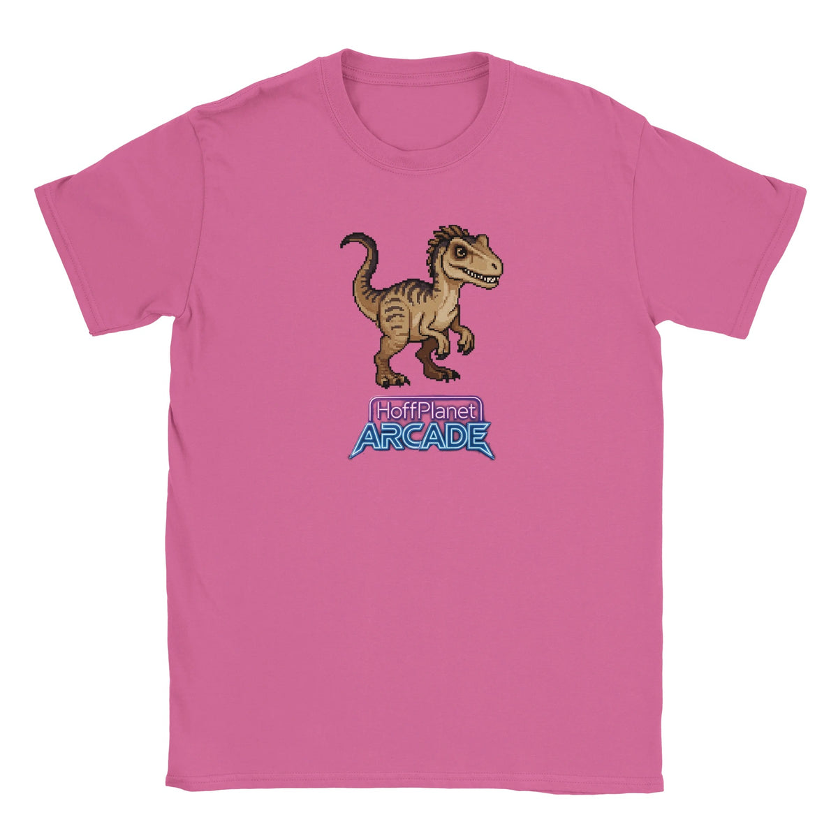 Dino Survival Arcade Tee - Azalea