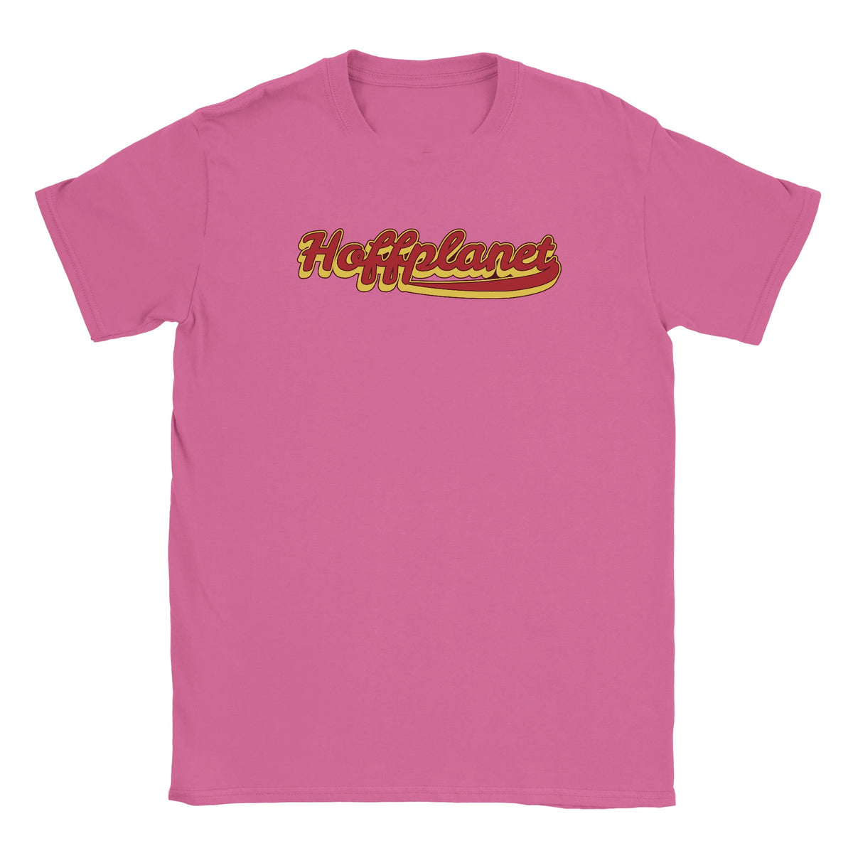 Hoffplanet Retro Script Tee - Azalea