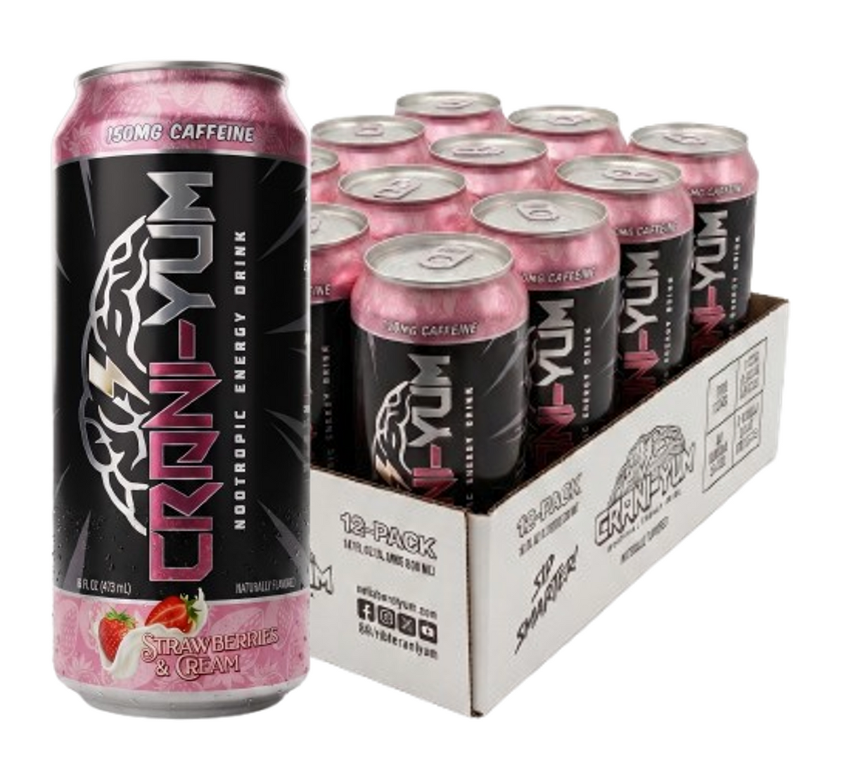 Crani-Yum Strawberries & Cream 12-Pack (16 oz)