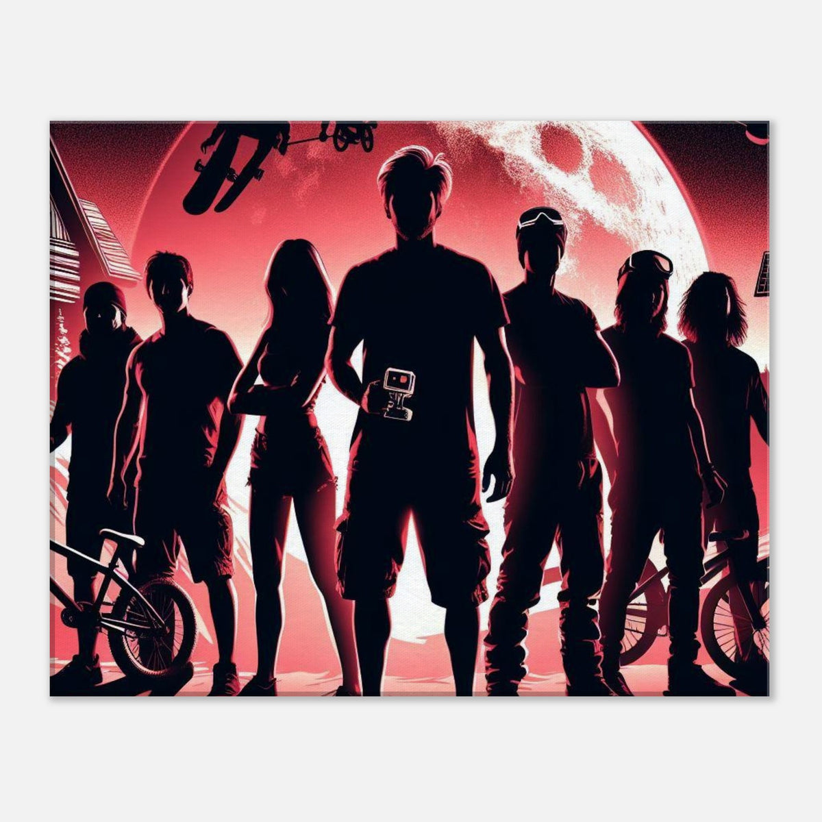 Hoffplanet Crew Silhoutte Canvas