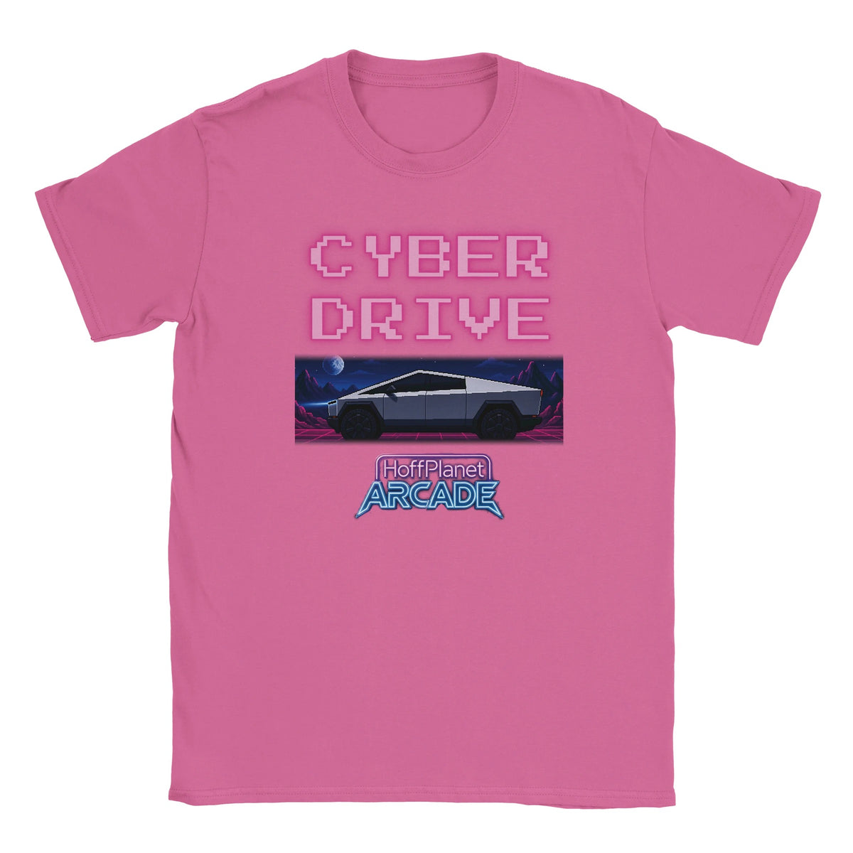 Cyber Drive Arcade Tee - Azalea