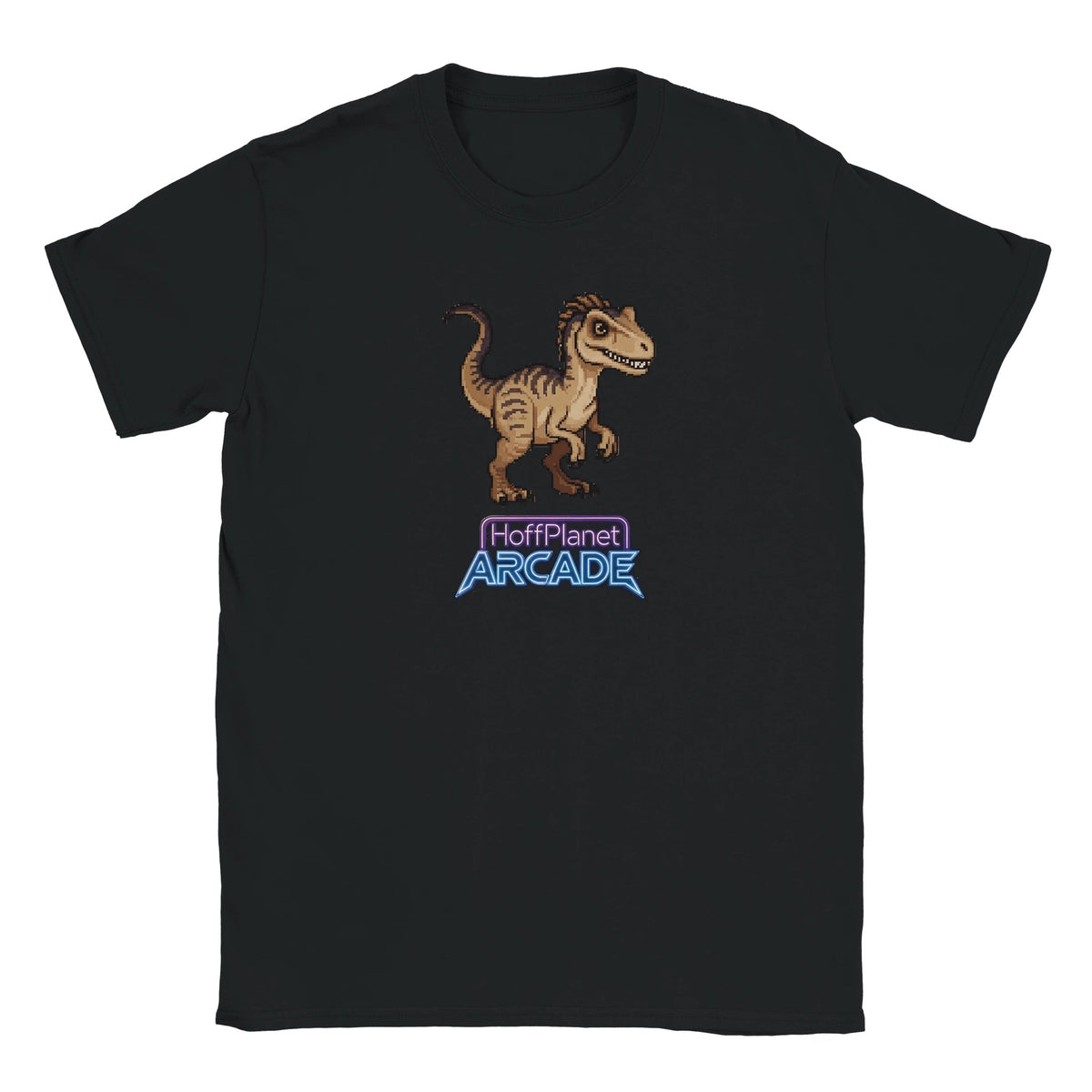 Dino Survival Arcade Tee - Black