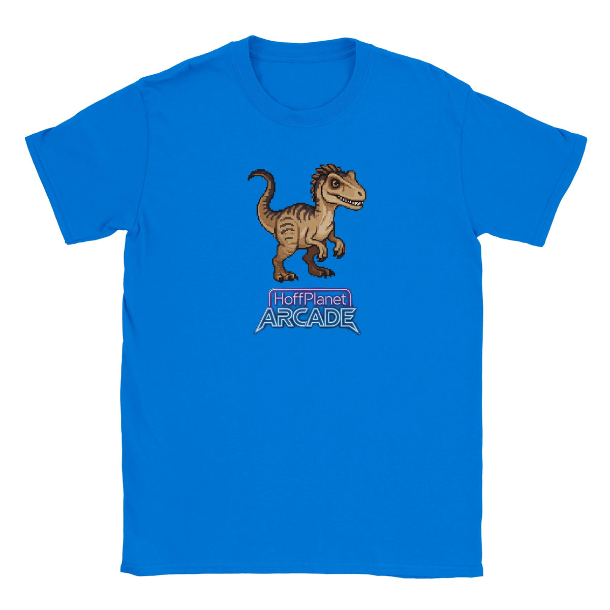 Dino Survival Arcade Tee - Blue