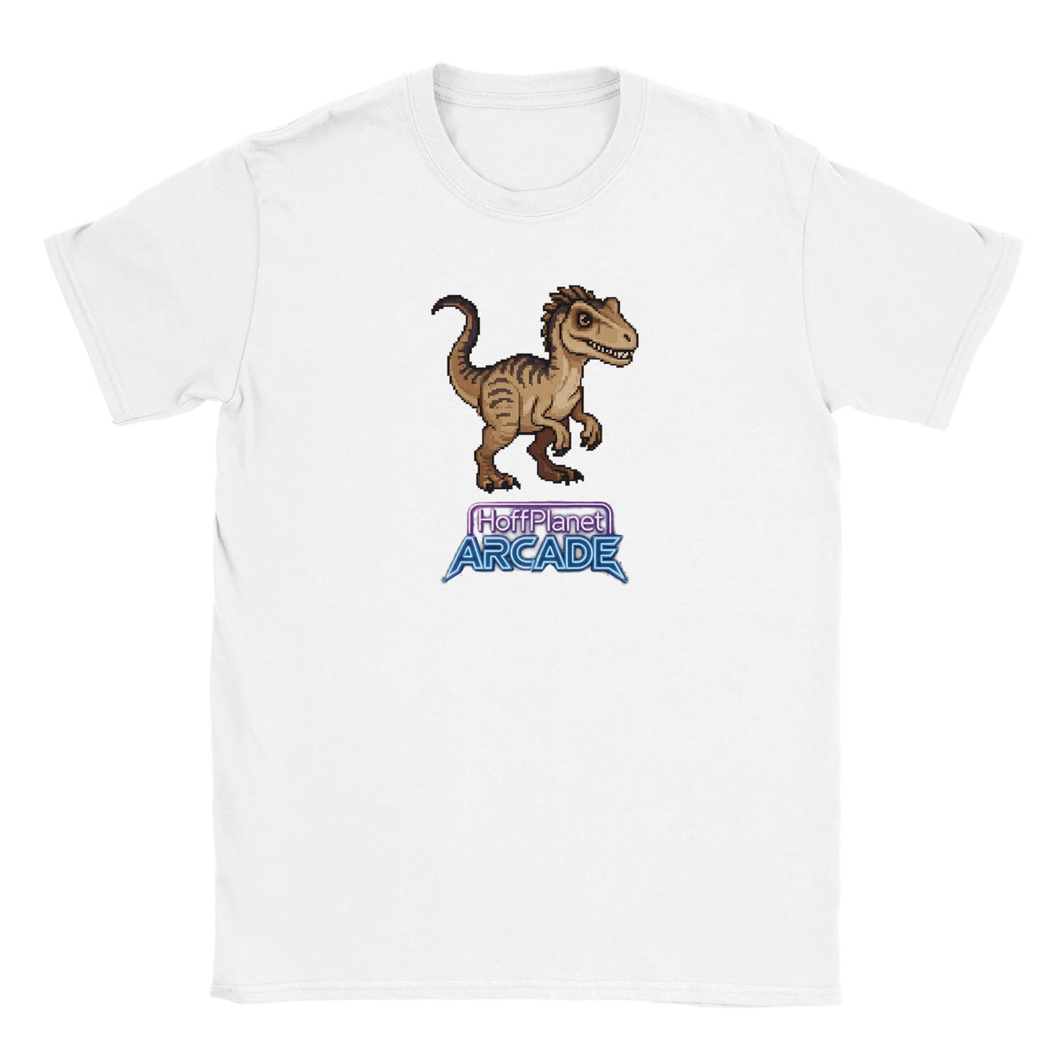 Dino Survival Arcade Tee - White