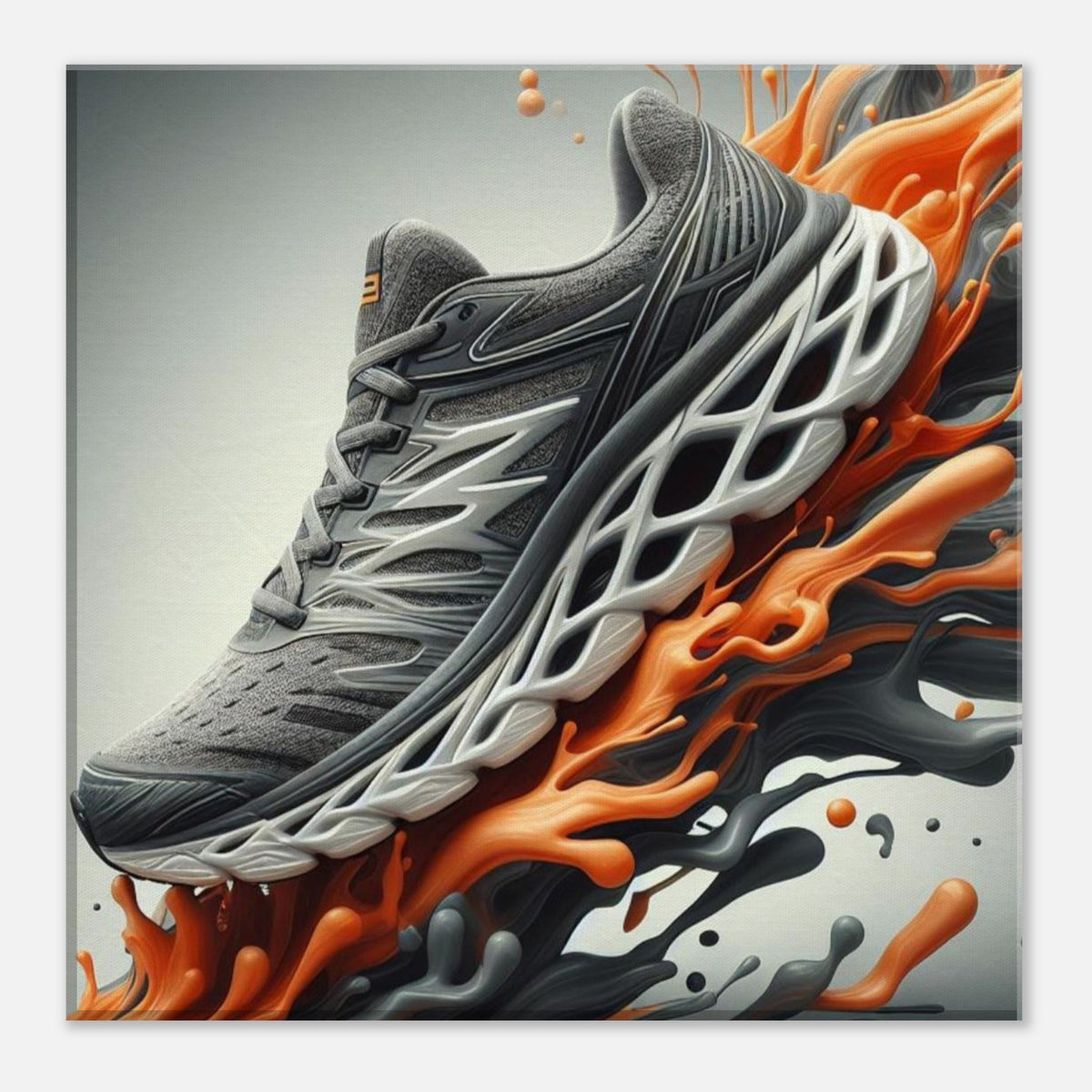 Running Shoe Hoka Canvas