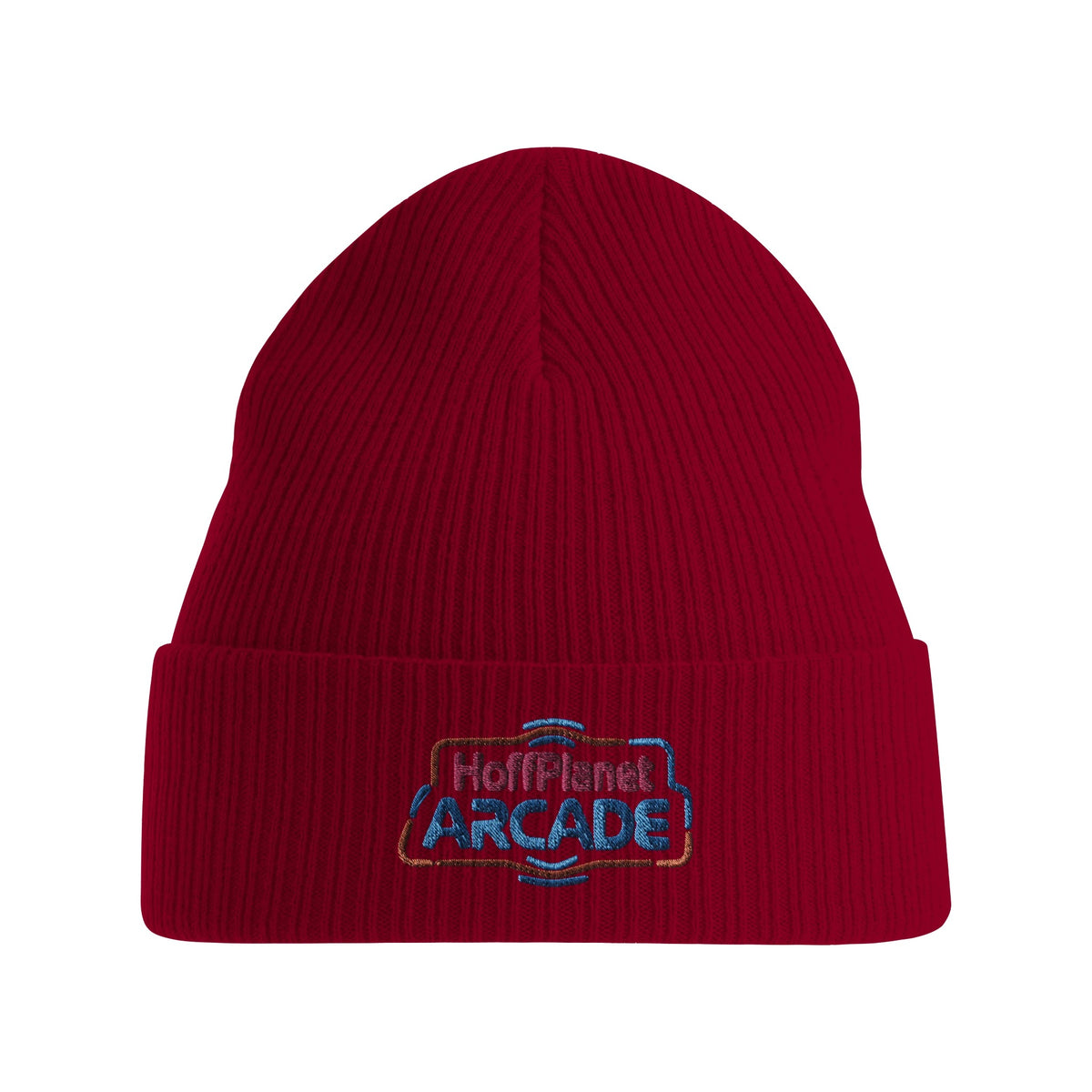 Hoffplanet Arcade Cuffed Beanie - Burgundy