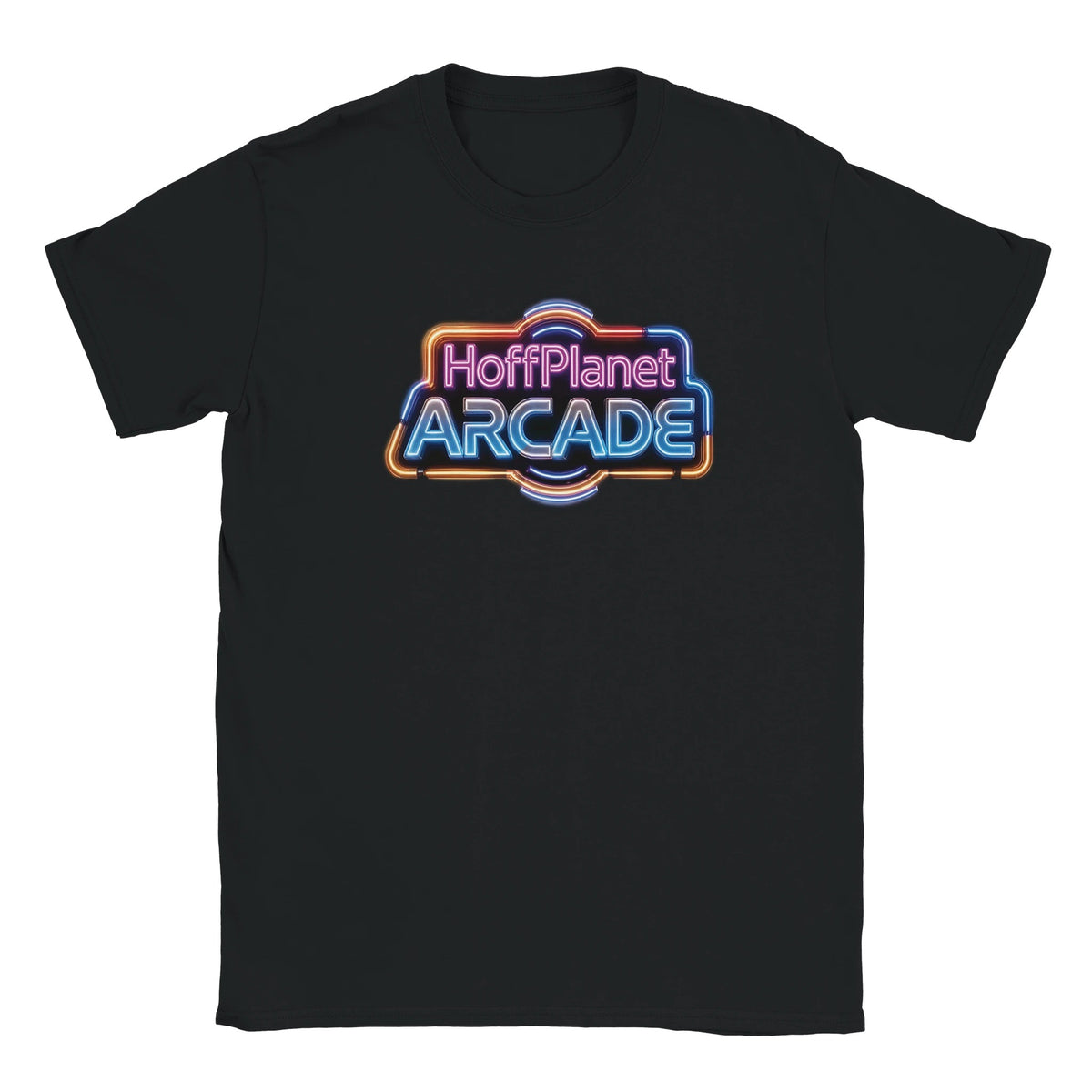Hoffplanet Arcade Neon Sign Tee - Black