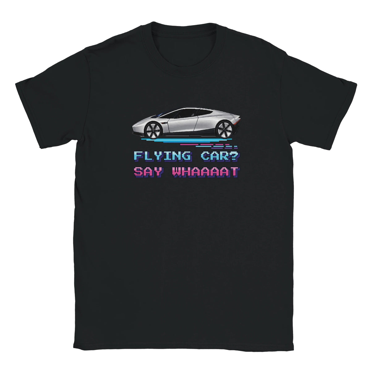 Hoffplanet Flying Car Say Whaaaat Tee - Black