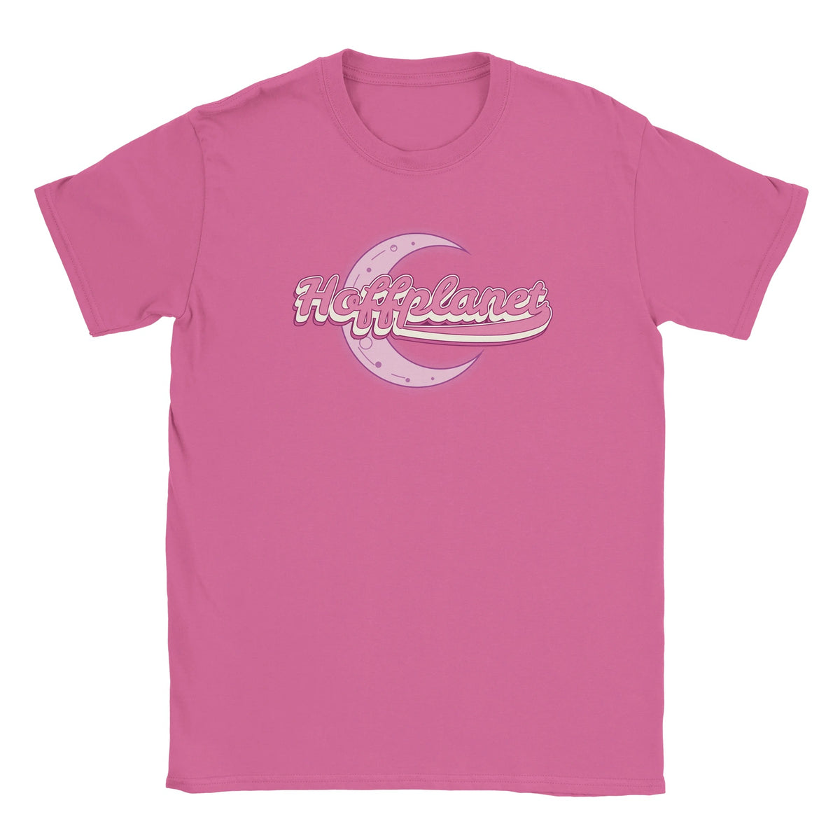 Hoffplanet Pink Moon Script Tee - Azalea