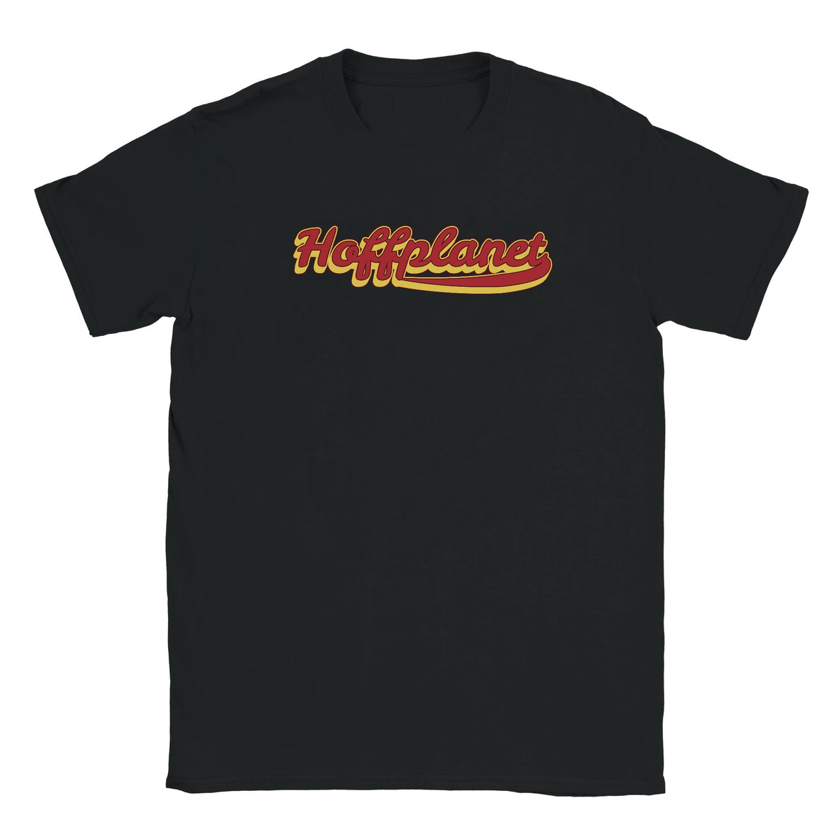 Hoffplanet Retro Script Tee - Black