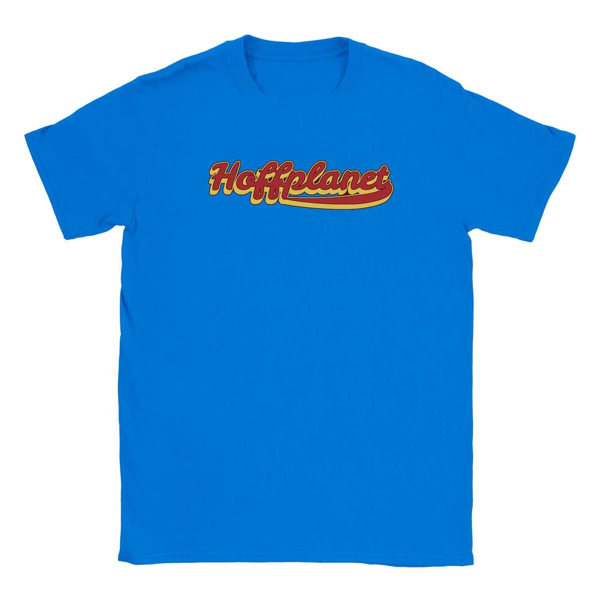 Hoffplanet Retro Script Tee - Blue