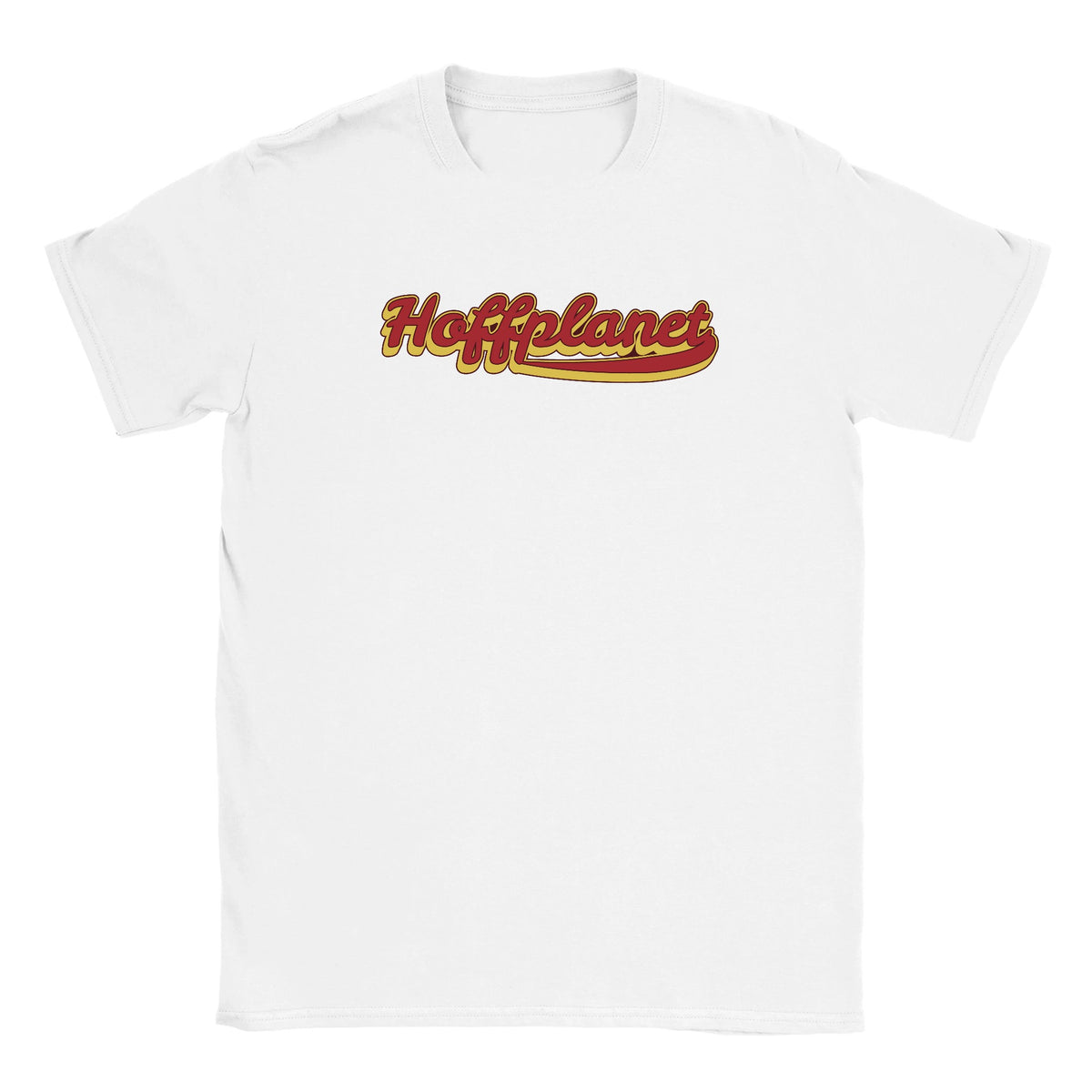 Hoffplanet Retro Script Tee - White